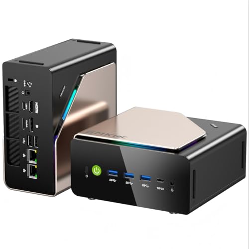 GMKtec EVO-T1 AIミニPC【第14世代 96GB DDR5メモリ＋2TB M.2 NVMe SSD】Intel Core Ultra 9 285H/Arc GPU 140T搭載/Oculink対応 eGPU拡張/USB4・HDMI2.1・DP出力/8K対応4画面表示/2.5G有線LAN×2/Win11 Pro搭載/ゲーム・AI開発・オフィス作業最適 小型PC 高性能デスクトップ