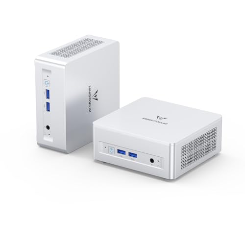 MINISFORUM UM750L Slim ミニpc AMD Ryzen 5 7545U LPDDR5-6400 16GB 1TB SSD ミニパソコン Windows 11 Pro Radeon 680M グラフィック HDMI2.1 |DP1.4|USB4 3画面出力｜PD給電対応 2.5Gbps LAN/Wi-Fi6E/BT5.2搭載 小型デスクトップPC