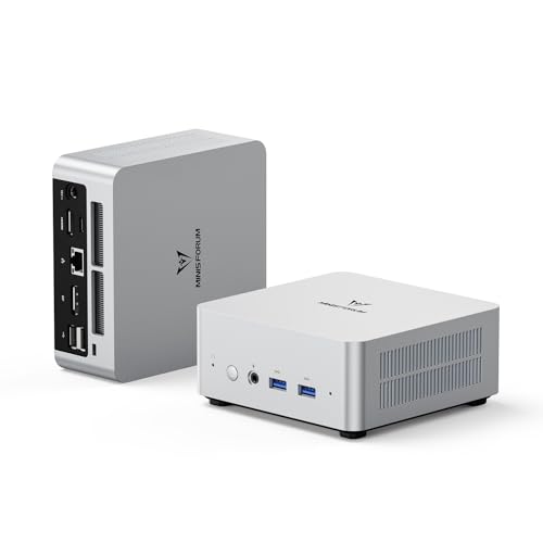 MINISFORUM UN1290 ミニPC Core i9-12900HK 32GB 512GB PCIe4.0 SSD 小型pc Windows 11 ミニパソコン Ｗi-Fi6 BT5.2 2500Mbps LAN HDMI/USB-C/DP 4K@60Hz 3画面出力 小型デスクトップパソコン