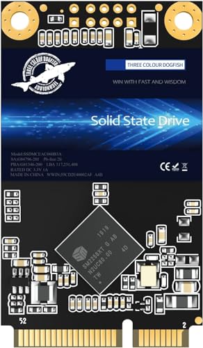 デスクトップPC用SSD mSATA 64GB Dogfish内蔵ソリッドステートドライブ高性能ハードドライブ32GB 60GB 120GB 128GB 240GB 250GB 480GB 500GB（64GB、MSATA）
