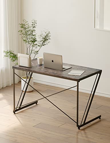 §Ｃ∞Ｙ∞ＹＥＡＲ＼ＣＯＬＯＲ オフィスワークデスク リモートワークテーブル 幅100cm×奥行50cm Z型 机 在宅勤務 折りたたみ シンプルデスク 作業台